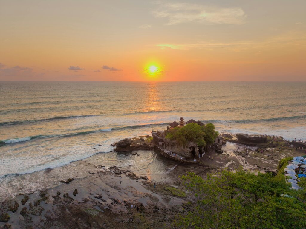 sunset in bali